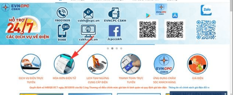 nộp tiền điện Đà Nẵng